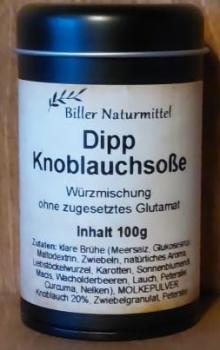 Dipp Knoblauchsoße, Dose schwarz, 100g